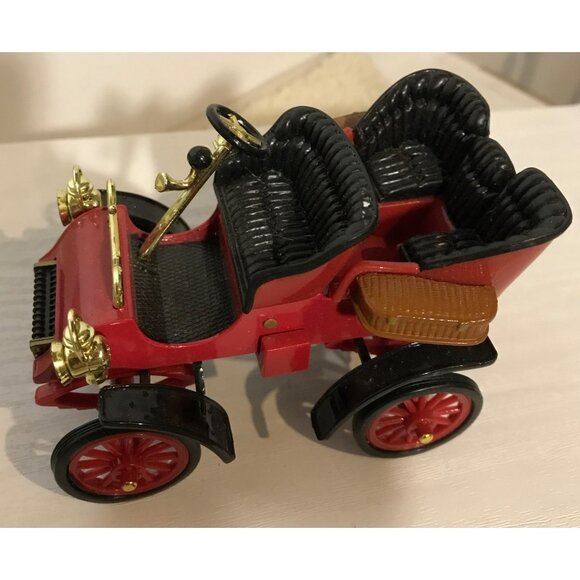 Vintage Red1903 Model Car With Gold Accents & Black Seats 3.5 X  3' - Picture 7 of 16